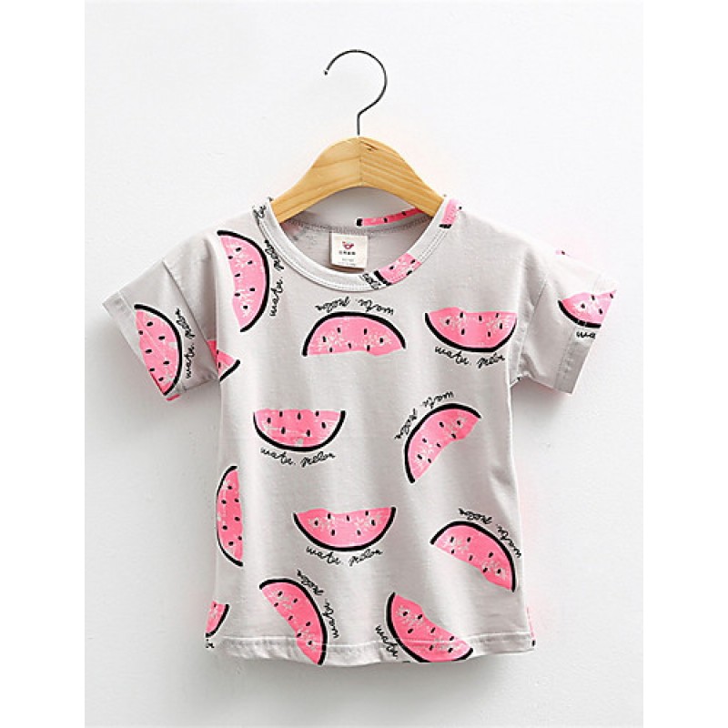 Watermelon Baby Girls Short-Sleeved T-Sh...