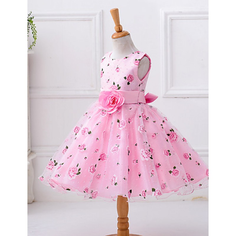 Girl's Fall Long Sleeve Princess Girl Party/ Wedding Dress  