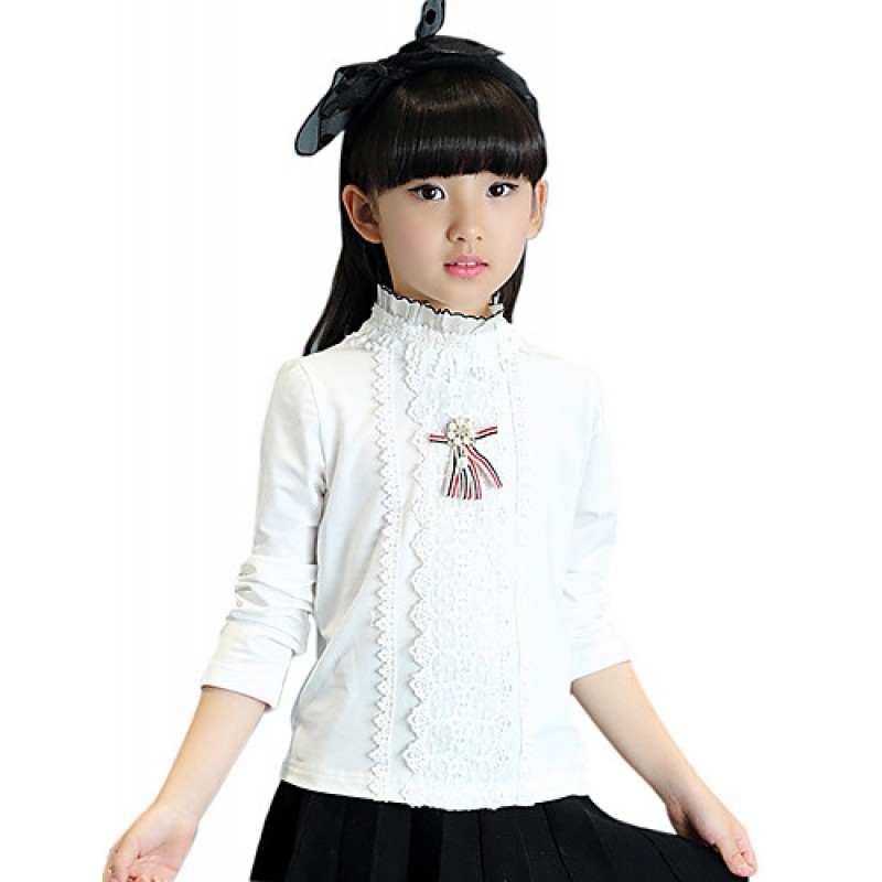 Girl's Cotton Spring/Autumn Fashion Soli...