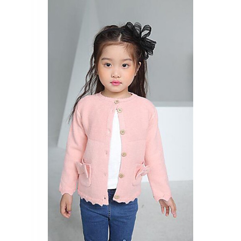 Girl's Casual/Daily Solid Sweater & ...