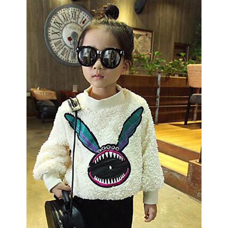 Girl's Casual/Daily Solid Hoodie & S...