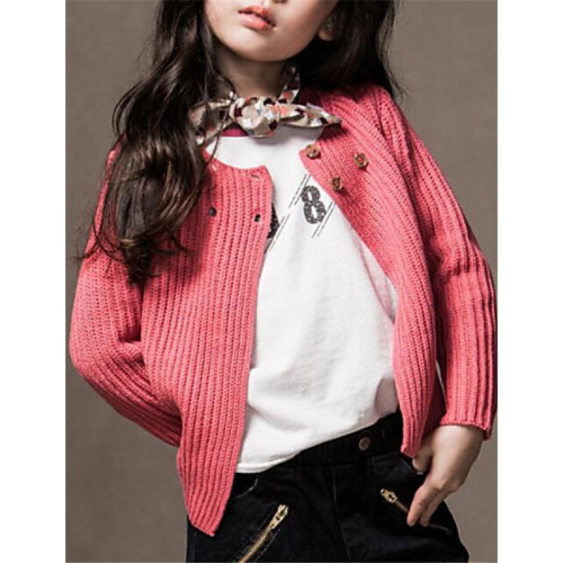 Girl's Casual/Daily Solid Sweater & ...